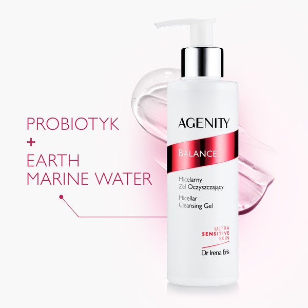 Agenity Balance, micelarny żel oczyszczający, 190 ml
