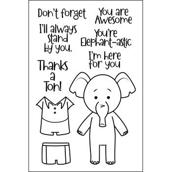 Little Peeps Elephant Clear Stamp Set