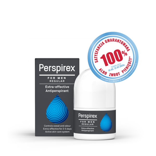 Perspirex for Men Regular, antypersiprant dla mężczyzn, 20 ml
