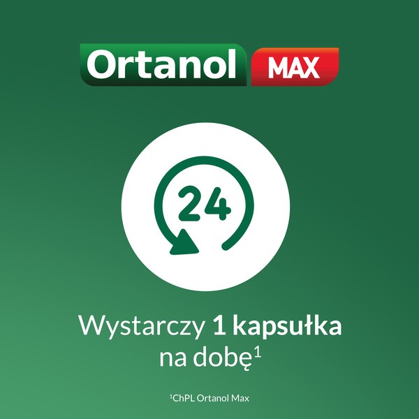 Ortanol Max, 20 mg, kapsułki dojelitowe twarde, 14 szt.