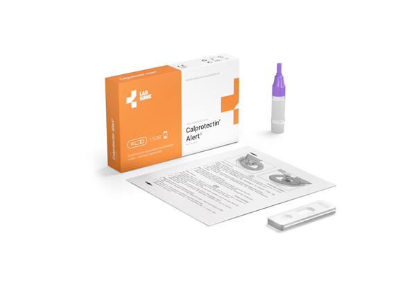 Calprotectin'Alert, test jelita (IBS, IBD,  test na raka jelit), kalprotektyna w kale 1 szt.