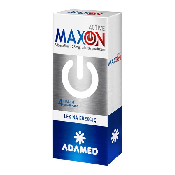 Maxon Active, 25 mg, tabletki powlekane, 4 szt.