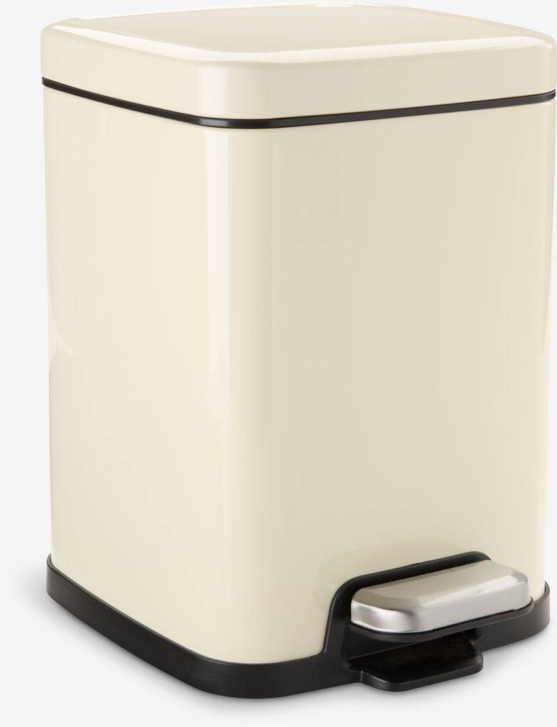 HALLEN HALLEN 5L affaldsbeholder med blød lukning, off-white