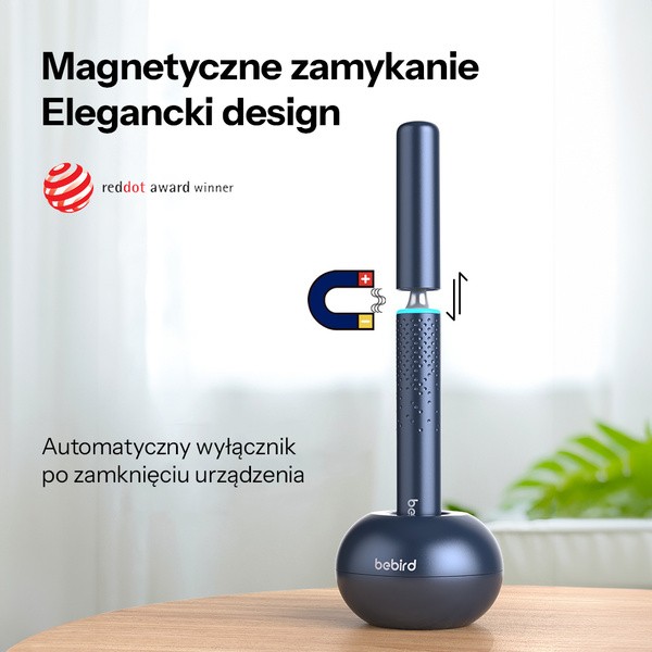 Bebird M9S, otoskop z kamerą do czyszczenia uszu, 1 szt.