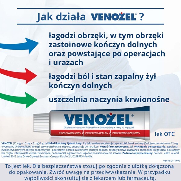 Venożel, żel, 100 g