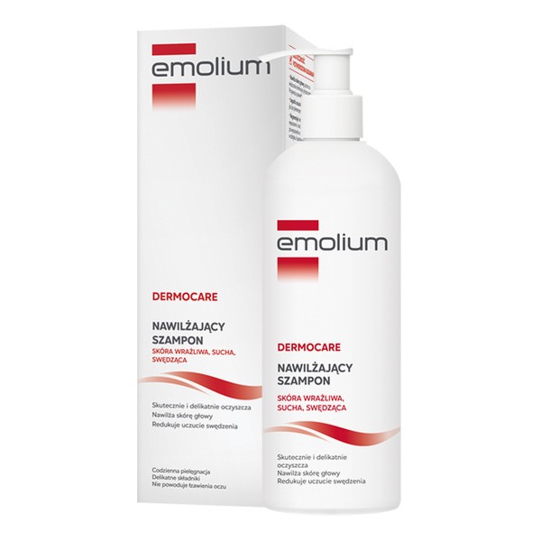 Emolium Dermocare, szampon nawilżający, 200 ml