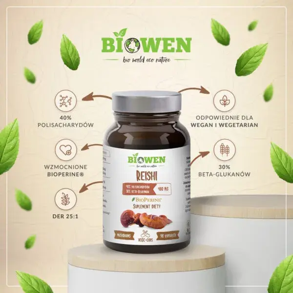Biowen, Reishi, kapsułki, 90 szt.
