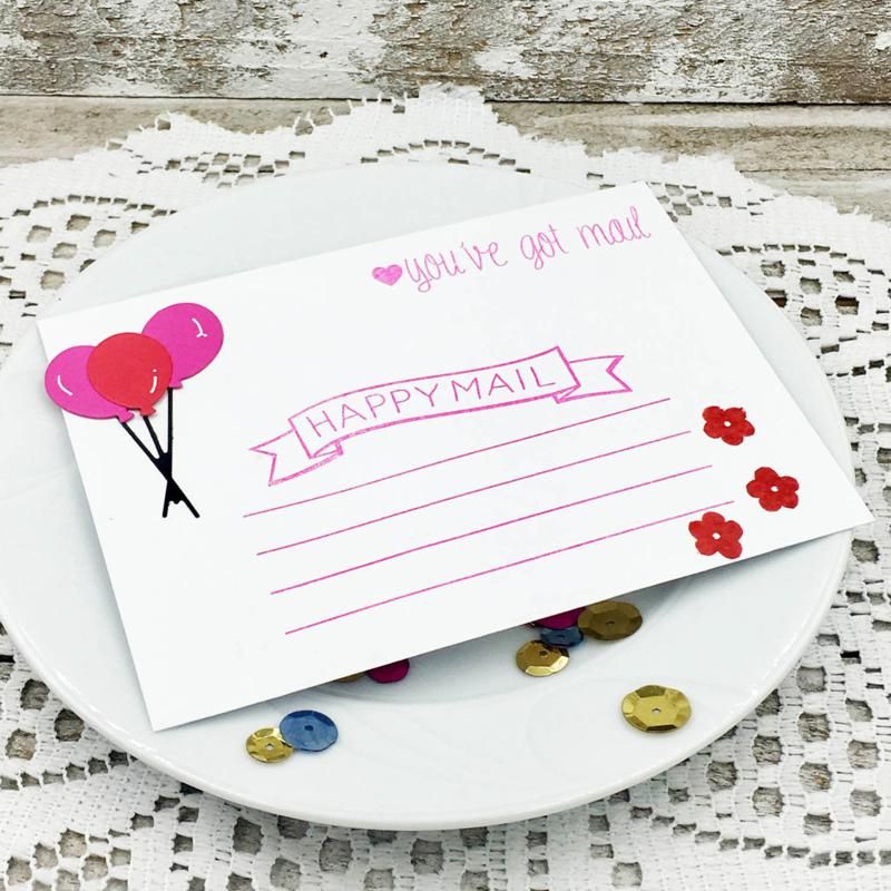 Card & Envelope Clear Stamps DOUBLE SET