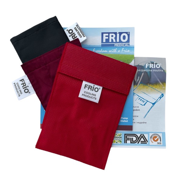 Frio Pump, termiczne etui do przechowywania pompy insulinowej, czerwone, 1 szt.