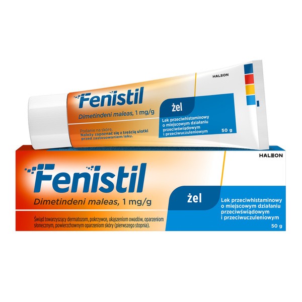 Zestaw 2x Fenistil, 1 mg/g, żel, 50 g, tuba