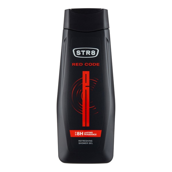 STR8 Red Code, odświeżający żel pod prysznic, 400 ml