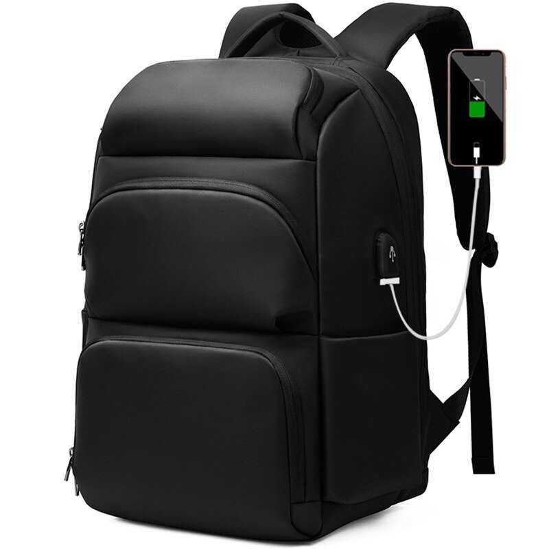 Sac à dos homme grande capacité pour ordinateur portable 17 pouces, antivol, chargement USB, idéal pour les voyages, l'école ou le travail.