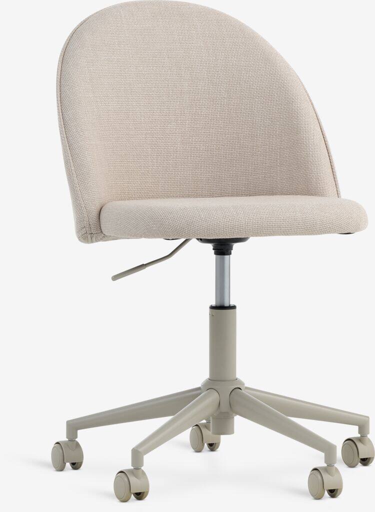 KOKKEDAL KOKKEDAL kontorstol beige stof/beige