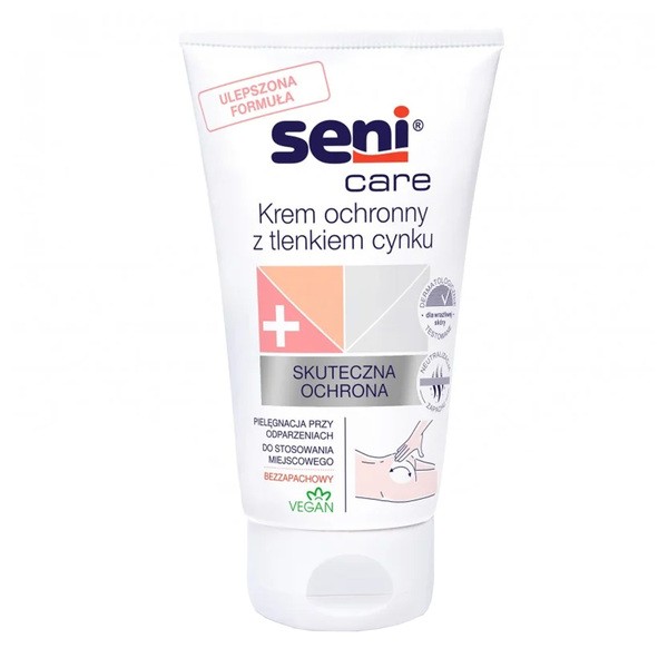 Seni Care, krem ochronny przeciw odparzeniom z tlenkiem cynku, 100 ml