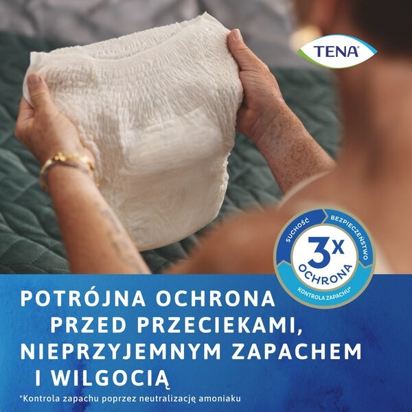 Tena Lady Pants Plus, majtki chłonne, Creme, rozmiar L, 30 szt.