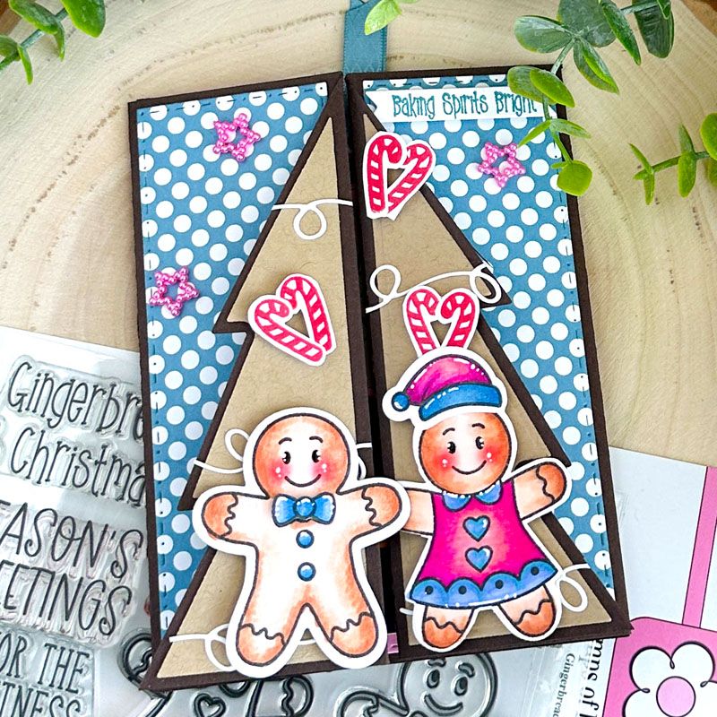 Gingerbread Fun Clear Stamp Set