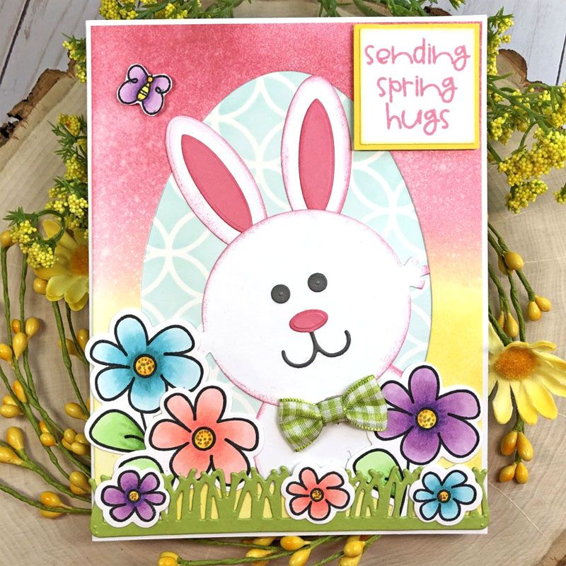 springscene2stamp Clear Stamp Set