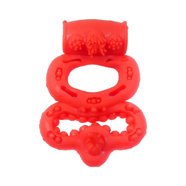 Boss Of Toys, Pierścień wibracyjny CockRing Red, 1 szt.