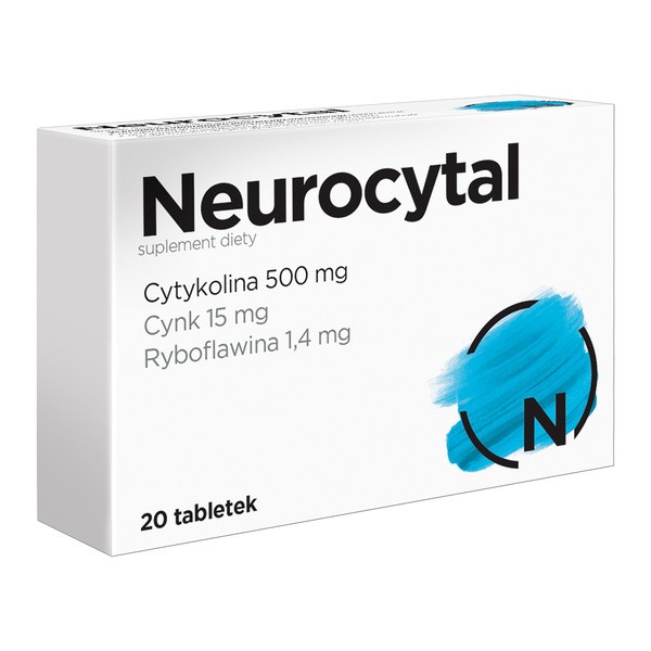 Aflofarm Neurocytal, tabletki powlekane, 20 szt.