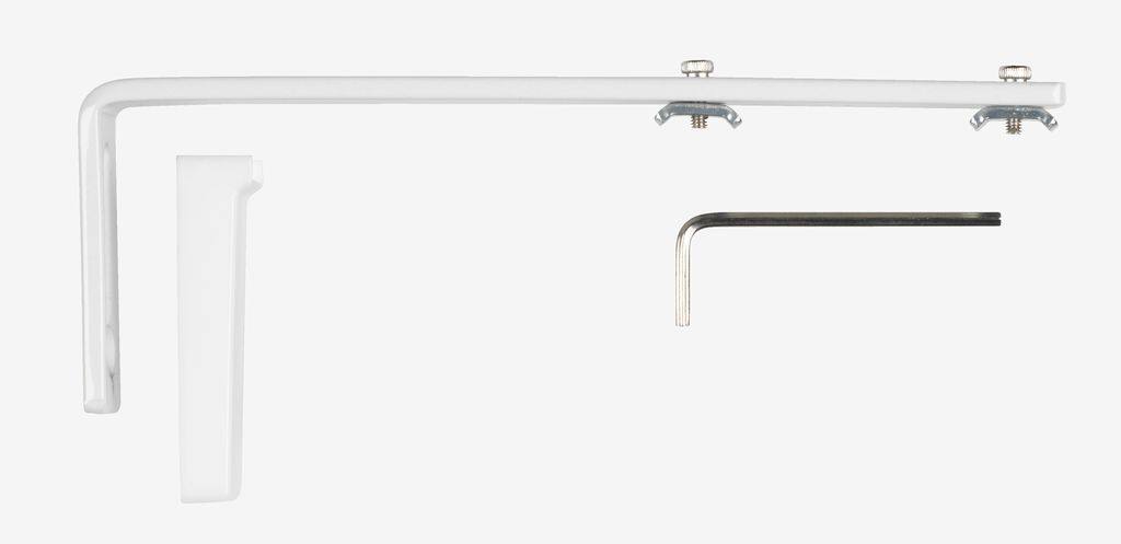 FLEXI vægbeslag FLEXI 15 cm hvid