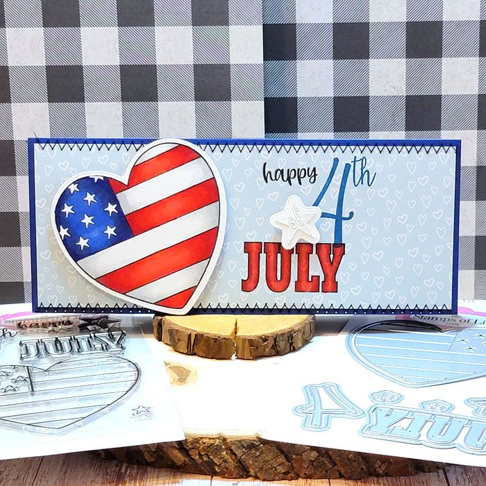 FourthofJuly2stamp Clear Stamp Set