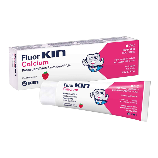 FluorKIN Calcium, pasta do zębów dla dzieci, 75 ml