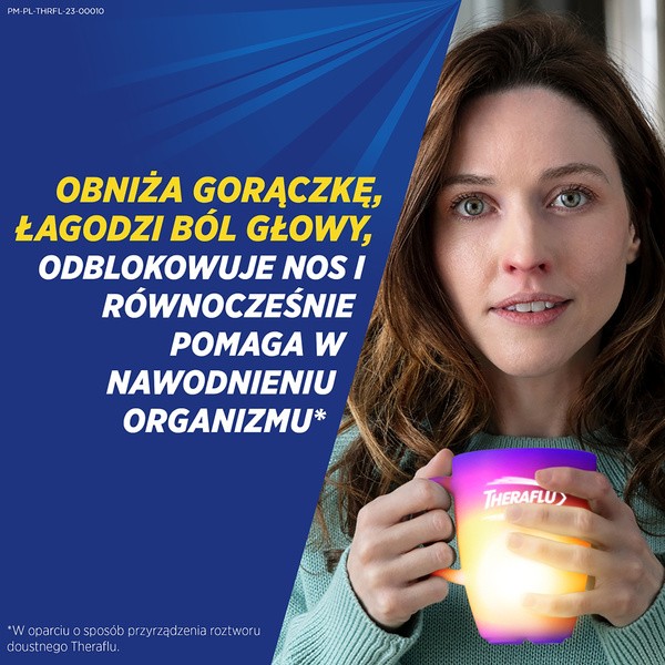 Theraflu Zatoki, 650 mg+10 mg, proszek do sporządzenia roztworu doustnego, 14 saszetek