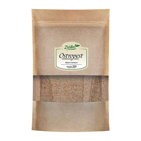 Ziółko Ostropest plamisty, suszone zioła, 500 g