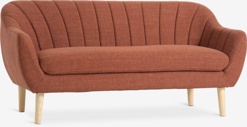 EGEDAL EGEDAL 2,5-personers sofa i terracotta/eg stof