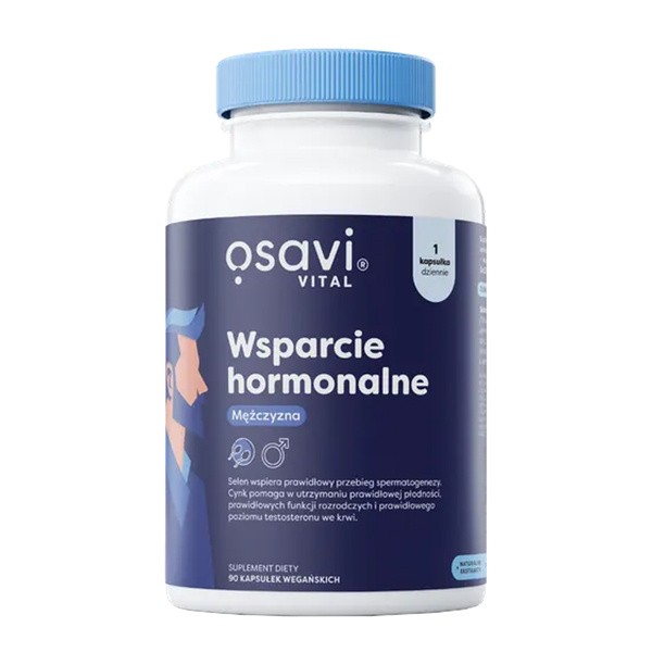 Osavi Wsparcie Hormonalne Mężczyzna, kapsułki, 90 szt.