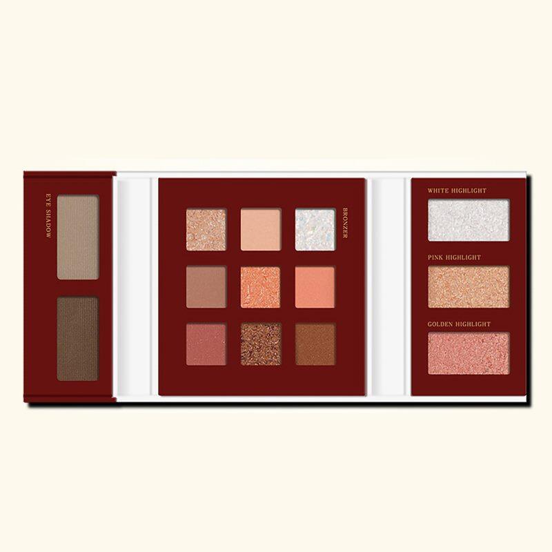 Oogmake-up Palet – 12 Tinten met Shimmer, Glitter, Matte en Metallic Finishes