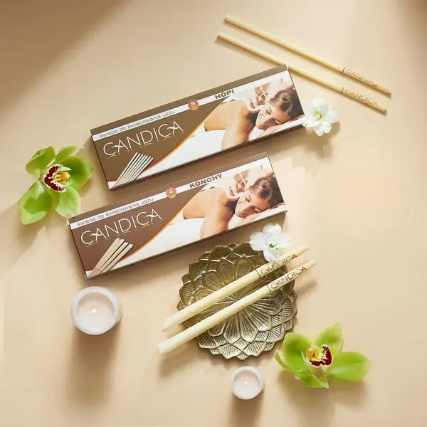 Świece do świecowania uszu konchy, 5 par