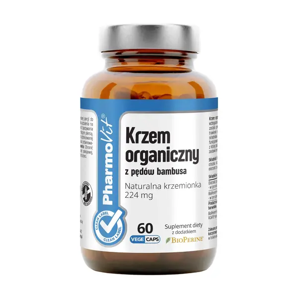 Zestaw 2 x Pharmovit Krzem organiczny z pędów bambusa, kapsułki, 60 szt.