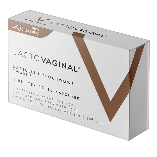 Lactovaginal, kapsułki dopochwowe, 10 szt.