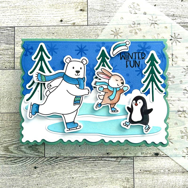 moreskaters2stamp Clear Stamp Set