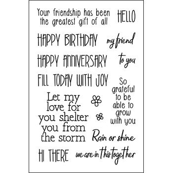 sayings4basket Clear Stamp Set