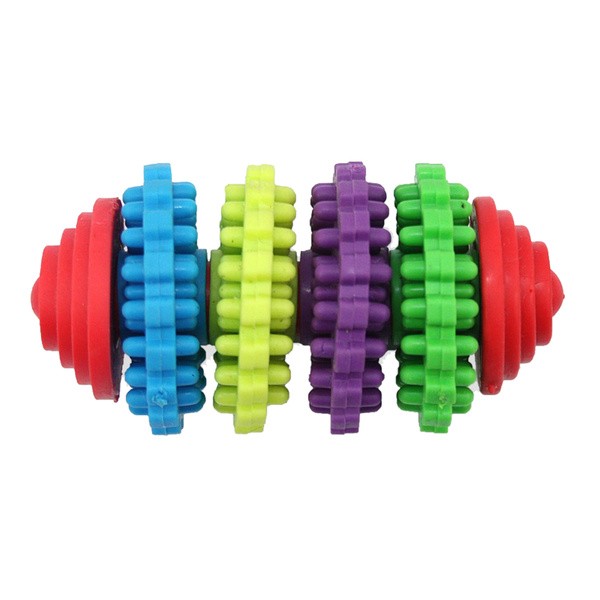 Pet Nova Denttoy Superdental Spikey Ring Bone, zabawka dla psa z gumy termoplastycznej, aromat miętowy, 8 cm, 1 szt.