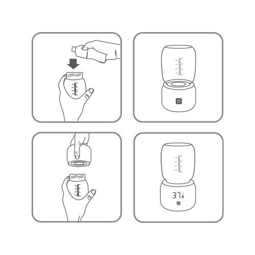 BabyOno, przenośny podgrzewacz do butelek, 1 szt.