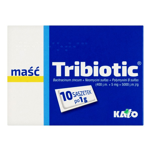 Tribiotic, maść, 1 g, 10 saszetek