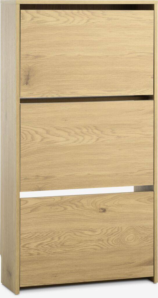 BAKHUSE BAKHUSE Skoskab med 3 rum i eg farve