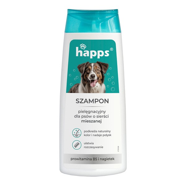 Happs, szampon pielęgnacyjny dla psów o sierści mieszanej, 200 ml