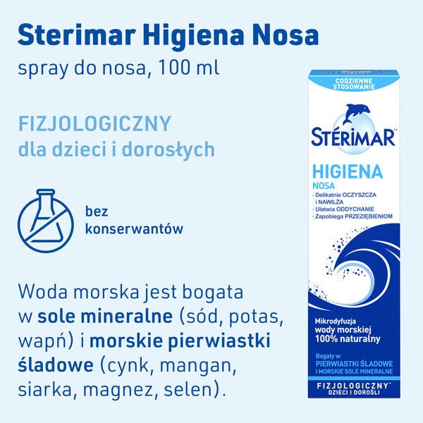 Sterimar Higiena, spray do nosa, 100 ml
