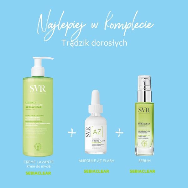 SVR Sebiaclear AZ, skoncentrowane serum korygujące niedoskonałości, 30 ml