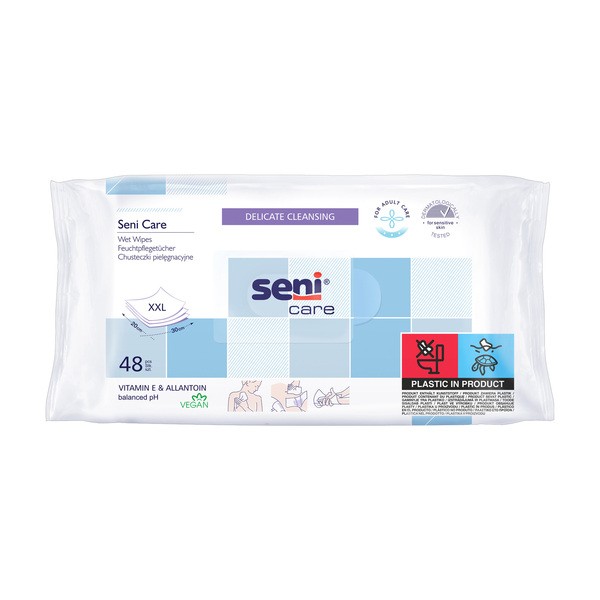 Seni Care, chusteczki pielęgnacyjne, 48 szt.