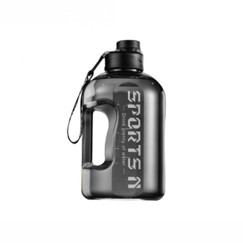 1700 ml Duża pojemność Ton Barrel Sport Fitness Przenośny plastikowy czajnik Belly Cup Czajnik Butelki na wodę z podziałką Naczynia do picia