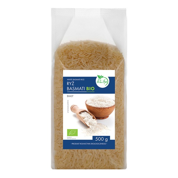 Bio Life, ryż basmati biały BIO, 500 g
