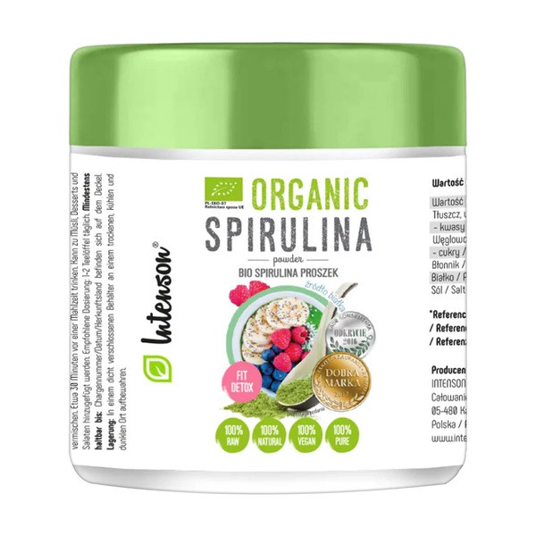 Intenson, bio spirulina, proszek, 100 g