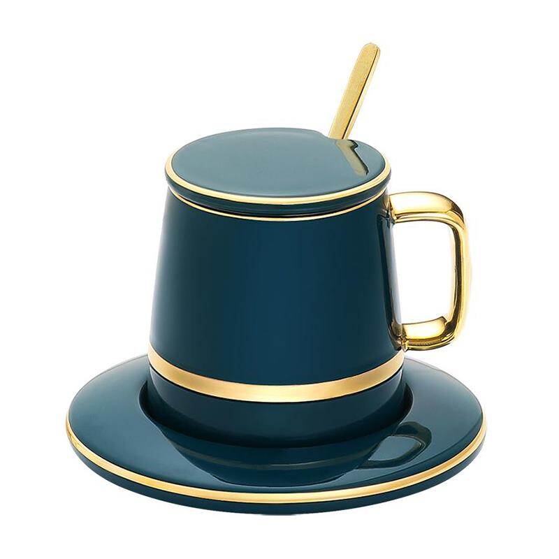 Ceramiczny kubek do kawy i herbaty popołudniowej, europejski luksusowy, retro, spersonalizowany kubek, 400 ml, Nordic Koffie Kopjes, marmurowy kubek do kawy, HH50MK