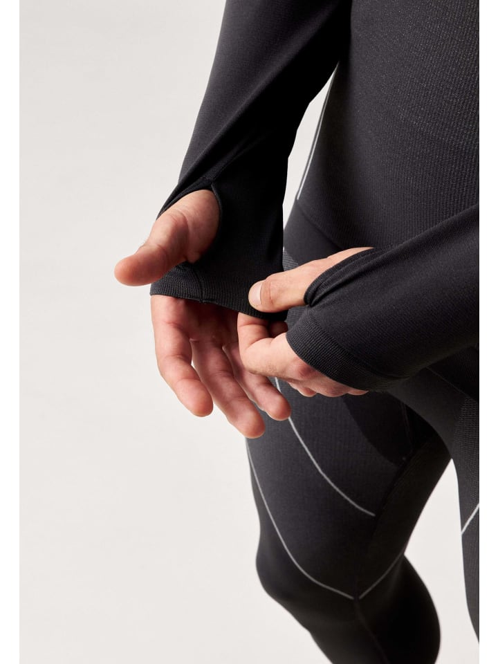 SNOCKS Thermoshirt mit Daumenloch 1 Stück in Schwarz günstig kaufen