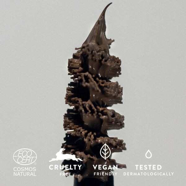 Madara Grow & Fix Tinted Brow Gel, żelowe serum do stylizacji brwi, Ash Brown 4, 4,25 ml